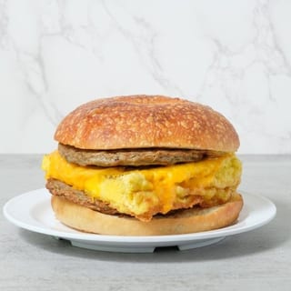 Turkey Sausage, Egg & Cheddar