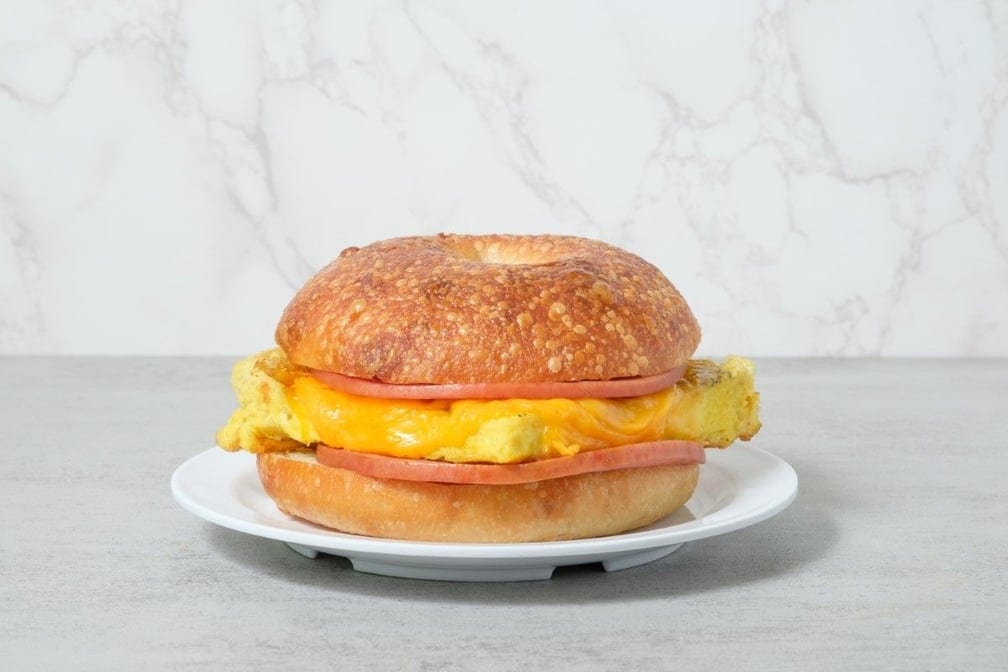 Pork Roll, Egg & Cheddar.