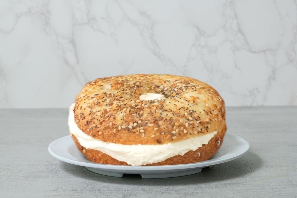 Poppyseed Bagel W/ Schmear.