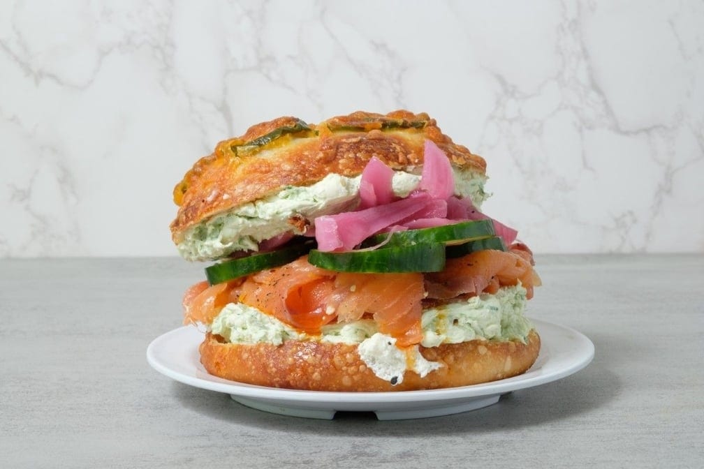 Hot Lox Sandwich.