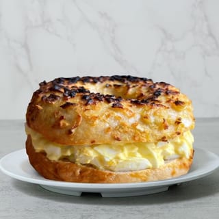 Rosemary Salt Bagel W/ Schmear