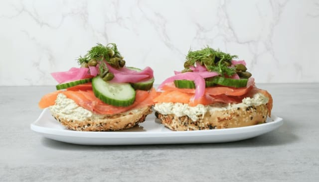 Open Face Lox.