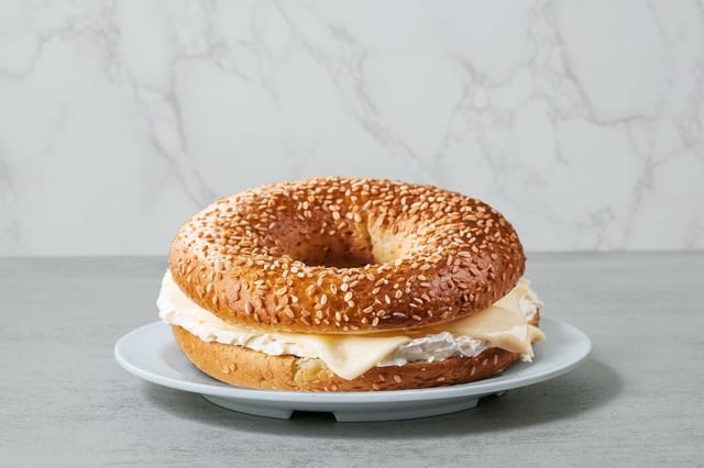 Sesame Bagel W/ Schmear.
